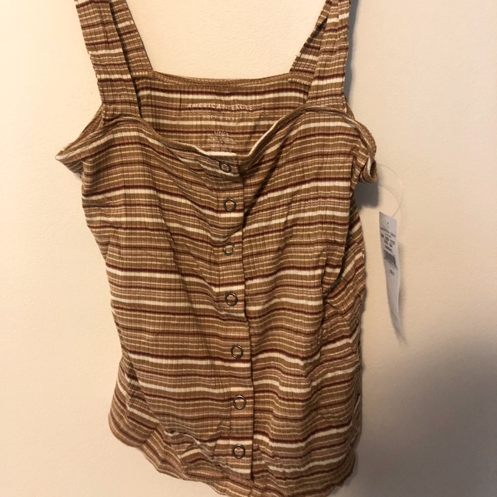 American eagle new striped tank with tags